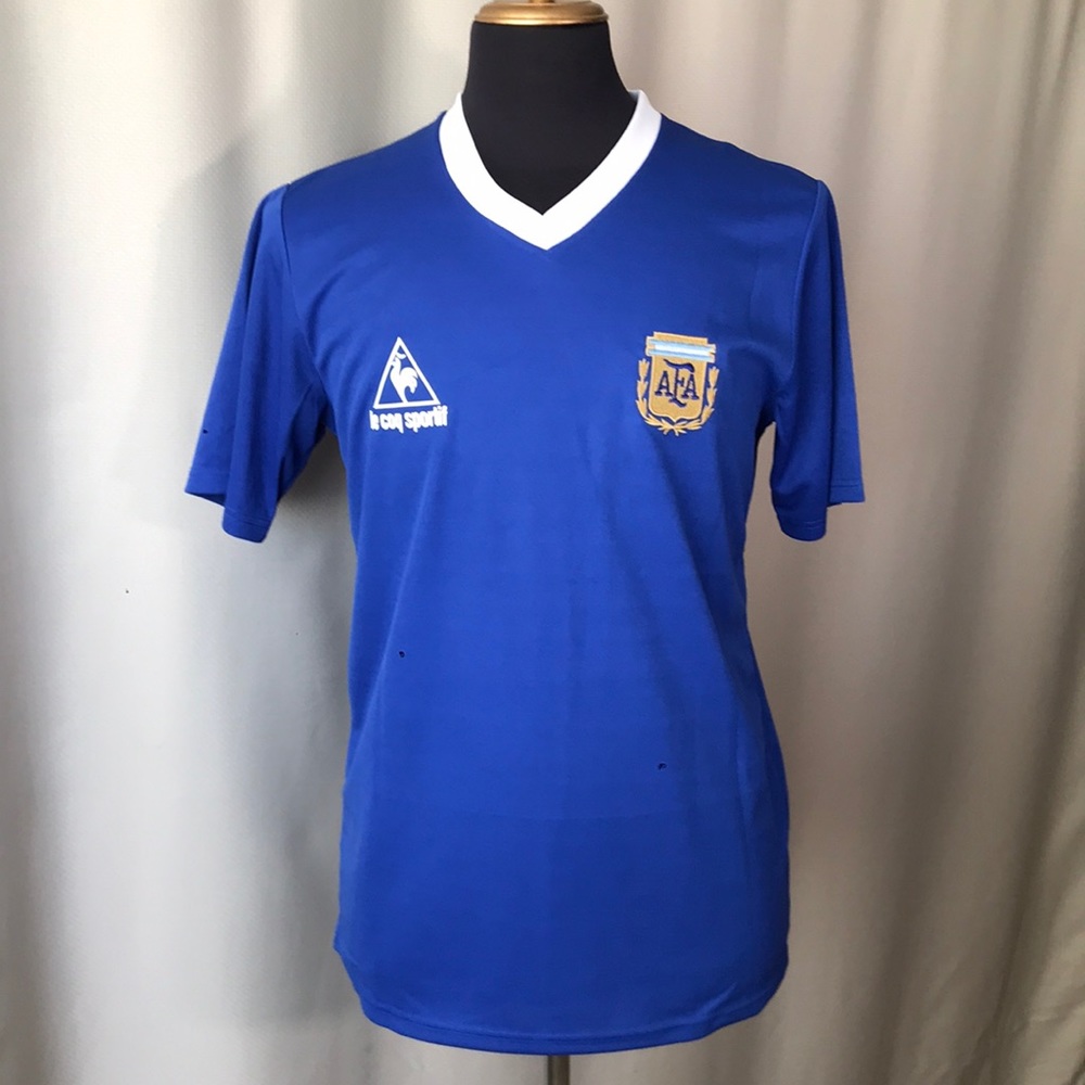Argentina Away Rare Maradona 10 Jersey World Cup 1986